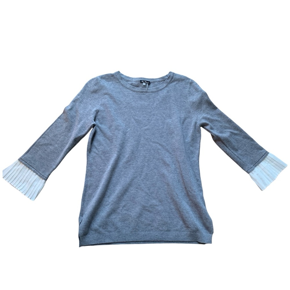 Vila Milano Gray Wool Blend Blouse M